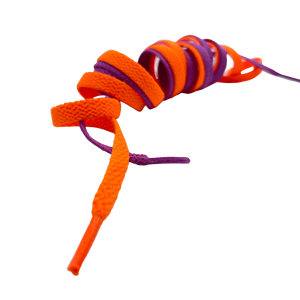 Cordones de poliéster blancos planos de 8mm para zapatillas de deporte TW - Product Image 5