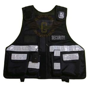 Chaleco de Seguridad Negro de Alta Visibilidad, Ropa de Seguridad Reflectante, Chaleco de Seguridad Comunitaria, Uniforme de Guardia de Seguridad, Chaleco Táctico - Product Image 1