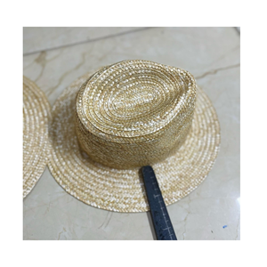 Sombrero de algas marinas tejido a mano sostenible Sombrero de paja de ala ancha con estilo para vacaciones de verano Playa y jardín - Product Image 6
