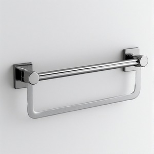 Porte-serviettes décoratif en métal avec base ornée détaillant Artisan fait à la main conçu pour les intérieurs décoratifs et fonctionnels - Product Image 2