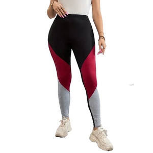 Venta al por mayor de mallas de fitness de gran venta para las mujeres precio barato mallas de yoga acanaladas ajustadas | Servicio OEM - Product Image 3
