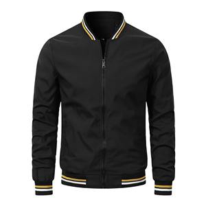 2025 chaqueta cortavientos de alta calidad para hombre, sudadera informal ajustada para primavera Otoño Invierno, nuevo diseño de béisbol sólido con cremallera - Product Image 5