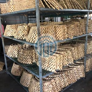 Collar de Navidad Ecológico de Pasto Marino Natural, Tejido con Patrón en Zigzag, Cubierta para Base de Árbol Natural, al por Mayor para Decoración Navideña - Product Image 3