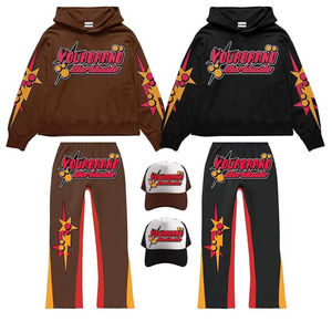 Chándales deportivos personalizados con estampado Puff para hombre, ropa cálida para correr, chándal informal a la moda, chándal hecho en Pakistán - Product Image 4