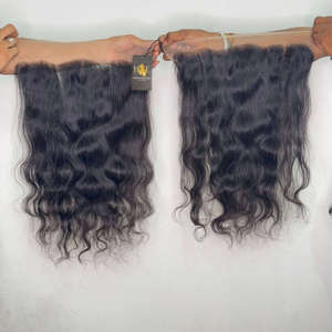 Perruque de cheveux humains HD mince avec fermeture en dentelle frontale transparente avec cheveux de bébé, dentelle frontale avec cheveux bruts - Product Image 2