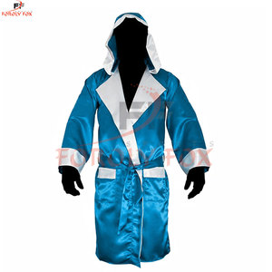 New Design Fashionable Boxing Robe Full Length Custom Design Boxing Robe With Hood Best Quality Boxing Robe - Product Image 2