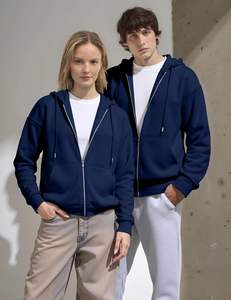 เสื้อฮู้ดซิปแบบยูนิเซ็กซ์ ผ้าฟลีซเนื้อนุ่ม สวมใส่ได้ทั้งแบบลำลองและเป็นทางการ แขนยาว ทรงปกติ สำหรับฤดูหนาว แห้งเร็ว ขายส่งจากบังกลาเทศ - Product Image 1