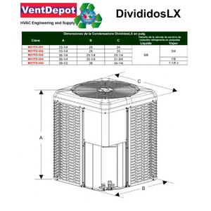 Condizionatore d'Aria 60Hz, MXYFD-005, 60000BTU, 5 Tonnellate, R410 - Product Image 2