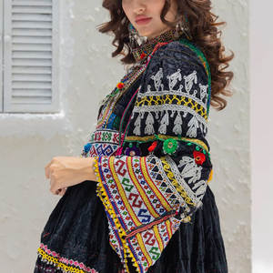 Vêtements faits à la main pleine broderie afghane robe traditionnelle afghane style chaud robes traditionnelles afghanes Kuchi faites à la main - Product Image 4