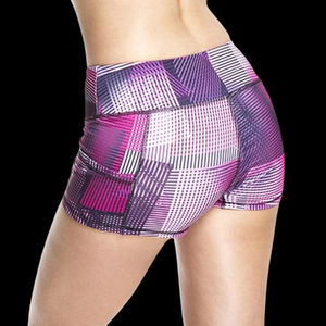<b>Women's</b> <b>Yoga</b> <b>Shorts</b> with Breathable Fabric Custom Logo Sublimation Printing Solid Pattern Wholesale Rate OEM Service 2025 - Product Image 5