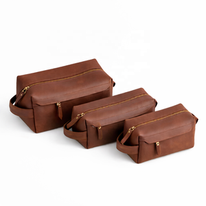 Nouvelle Arrivée 2025 : Trousse de Toilette en Cuir Grande Capacité, Style Tendance, Fermeture Éclair, Imperméable, pour Voyage - Product Image 6