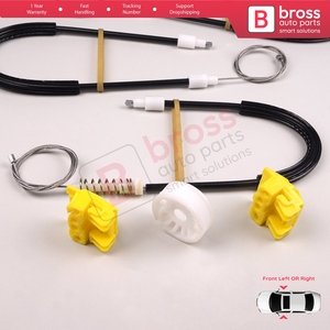 ชุดซ่อมมอเตอร์กระจกไฟฟ้า BWR618 สำหรับประตูหน้าซ้ายหรือขวา สำหรับรถยนต์ 9-3 MK2 YS3F E50 ปี 2002-2015 แบบ 4/5 ประตู 12755683 12755684 - Product Image 5
