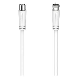 Cable SAT Blanco de 1,5 m con Audio y Vídeo de 90 Db 00205294 - Product Image 2