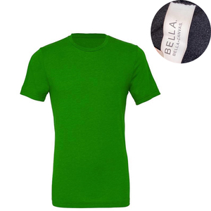 Black Jet Bella Canvas t Shirts Heather CVC 52% Airlume Combed <b>Ring</b>-spun Cotton 48% Polyester T Shirt - Product Image 2