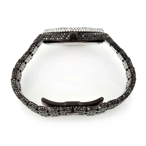 Relojes de Lujo para Hombre, con Incrustaciones de Diamantes Moissanite, Acero Inoxidable Resistente al Agua - Product Image 4