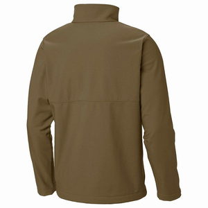 <b>Men</b> Outdoor Windproof Waterproof Hooded Full Zip Softshell Canvas <b>Jacket</b> Vintage Style for Sale Wholesale Supplier - Product Image 2