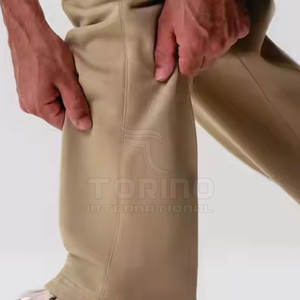 Pantalones de chándal rectos informales para hombre, servicio OEM, lona ligera, respetuosos con el medio ambiente, lavado en la calle, al mejor precio, nuevo diseño a la venta - Product Image 6