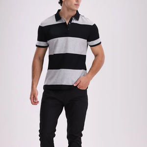 Polo de talla 100% de algodón para adultos para hombre, Polo sencillo informal de Golf de alta calidad con estampado de logotipo personalizado, polos sencillos para hombre - Product Image 4