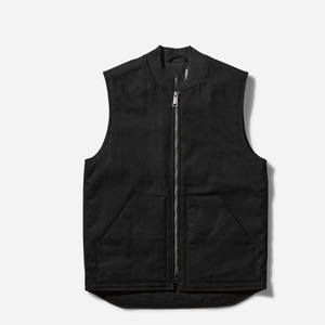 Men's <b>Black</b> Cotton Vest Lightweight, breathable, and perfect for layering in any season - Product Image 1