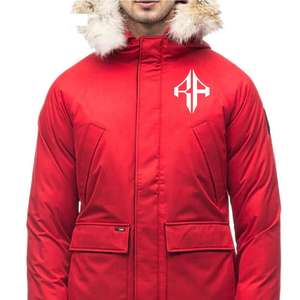 Nuevas chaquetas de plumón unisex para exteriores de material de poliéster/nailon, venta al por mayor, impresión personalizada, logotipo personalizado de alta calidad para unisex - Product Image 4