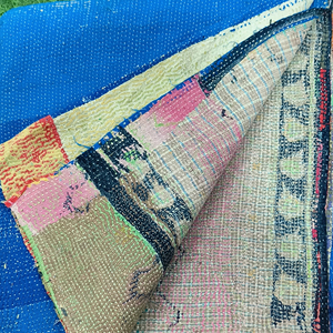 Hecho a mano 100% algodón Kantha edredón Reversible Patchwork colcha indio Vintage Gudari edredón venta al por mayor lote manta edredón - Product Image 1