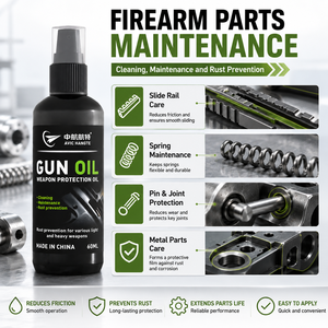 AVIC HANGTE Aceite Sintético en Aerosol para Armas 60ml, Lubricante CLP para Armas, Botella Portátil <span class=keywords><strong>de</strong></span> Aceite para Armas para Mantenimiento Diario <span class=keywords><strong>de</strong></span> Armas <span class=keywords><strong>de</strong></span> <span class=keywords><strong>Fuego</strong></span> - Product Image 5