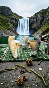 Drinking Horn Glass <b>Cup</b> <b>Viking</b> Eco-Friendly High Quality - Product Image 2