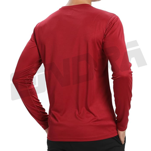 เสื้อยืดแขนยาวคอกลมผู้ชาย แฟชั่นใหม่ สไตล์ลำลอง ติดกระดุม ผ้าฝ้าย 100% ระบายอากาศได้ดี เป็นมิตรกับสิ่งแวดล้อม - Product Image 4