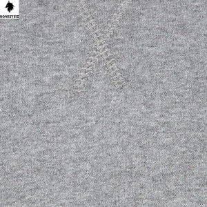 เสื้อสเวตเชิ้ตคอกลมลำลองสำหรับผู้ชาย ผ้าฝ้าย 100% 300GSM เสื้อฮู้ดฤดูหนาว ทรงหลวม ผ้าฟลีซหนานุ่ม ปักลายตามสั่ง - Product Image 2