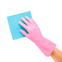 Grado B al aire libre impermeable algodón flocado lavavajillas Guantes rosa hogar goma cocina limpieza verano Otoño Invierno plato