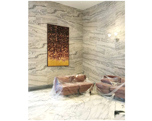 Tuile de placage en pierre mince flexible naturelle 100% durable en pierre naturelle pour les murs de la villa - Product Image 5