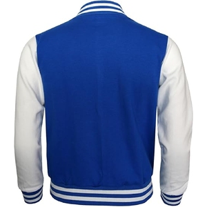 <b>Men</b> blue varsity <b>jacket</b> <b>white</b> sleeve letterman <b>jacket</b> blue baseball bomber classic collegiate <b>jacket</b> two tone athletic outerwear - Product Image 2