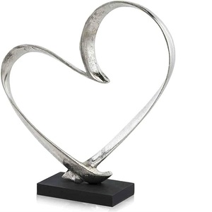 Escultura de aluminio en forma de rombo Horizontal personalizada, mesa lateral de dormitorio, escultura decorativa para sala de estar - Product Image 3