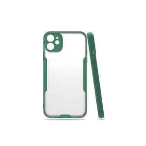 Coque en silicone premium Netzy SAFA Parfe pour iPhone 11 Vert foncé Antichoc Protection arrière Anti-empreintes digitales Emballée - Product Image 1