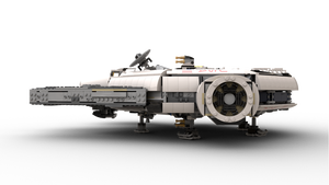 อาคารไฮเทคอิฐ Moc USS ศตวรรษไข่-พันปี-ฟอลคอนแรงบันดาลใจยานอวกาศทดลอง - Product Image 4
