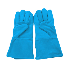 Guantes de soldadura de cuero genuino OEM, reparación de automóviles, precio de fábrica, guantes de cuero a granel, guantes de cuero de grano completo sin forro para hombres - Product Image 5