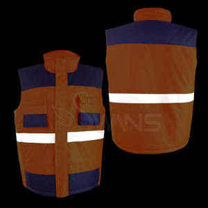 เสื้อกั๊กนิรภัยสะท้อนแสงสีตามสั่ง ระบายอากาศได้ดี สำหรับฤดูหนาว ราคาขายส่ง สินค้ามาใหม่ ขายดีที่สุด - Product Image 4