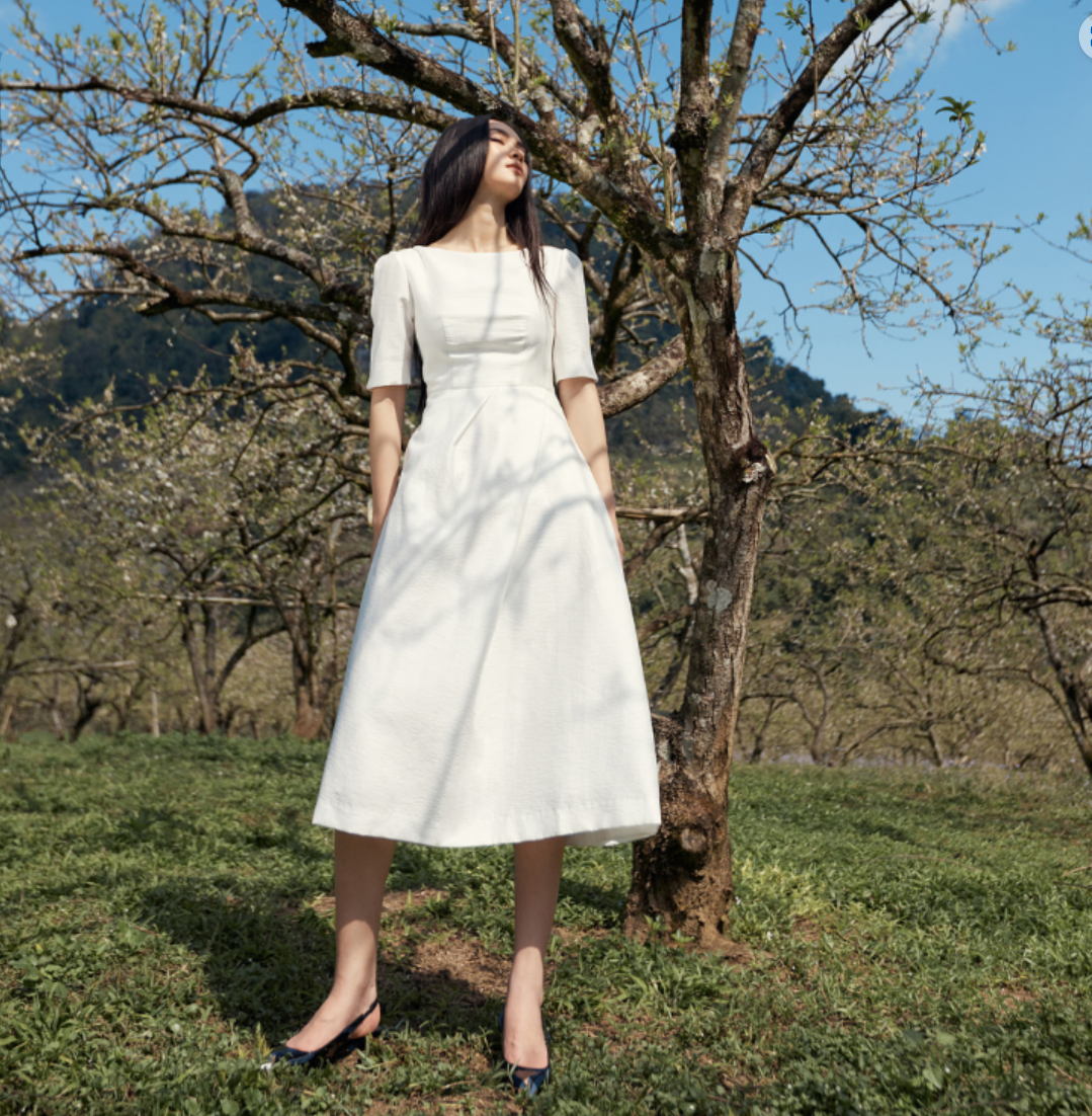 Sika Luxury Circular Dress High Quality Classic and Timeless Design for  Office Lady Fashion Brand From Vietnam Manufacturer