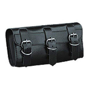 Nouvelle sacoche à outils en cuir pour moto, sacoche latérale et de selle en aluminium noir pour les voyages, complément de style pour moto - Product Image 2