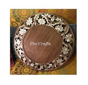 Marvelous Design Chocolates Dates Plate Wooden And Mother Of Pearl Serving Plate For Wadding <b>Party</b> Dinnerware <b>Food</b> Plate - Product Image 1