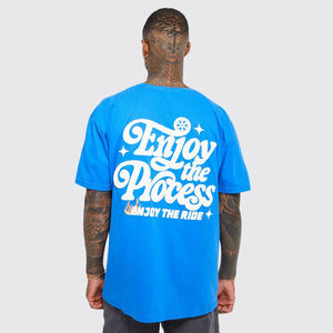 Camiseta de gran tamaño con estampado de abullonado para hombre, camisetas personalizadas de alta calidad, Camiseta de algodón con estampado de abullonado, Camiseta con estampado 3D personalizado - Product Image 5