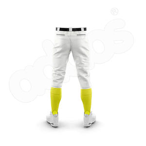 Ropa deportiva de béisbol y softbol de colores personalizados para hombres, uniformes transpirables y de sublimación blancos, negros y amarillos - Product Image 6