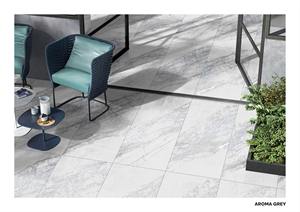 Carrelage en céramique et porcelaine aspect luxe 2x4 pieds Finition grise aromatique Carrelage Premium 600x1200mm pour mur et sol - Product Image 3