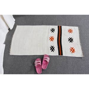 Alfombra de área grande clásica turca Vintage 18x34ft blanco negro bohemio diseño de retazos lana Material látex para pasillo de cabecera - Product Image 4