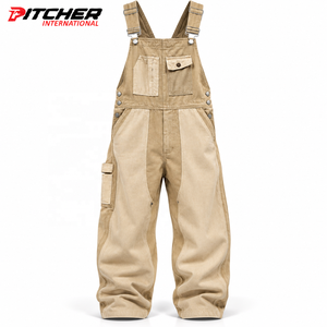 Salopettes de travail en gros pour hommes en denim épais avec genoux renforcés, pour détaillants, approvisionnement en vrac - Product Image 5