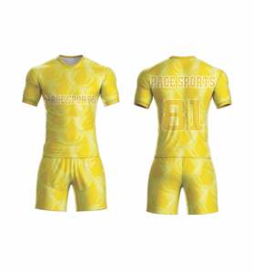 Uniformes de fútbol sublimados de alta calidad personalizados, conjunto de camisetas de fútbol, uniformes de fútbol - Product Image 3