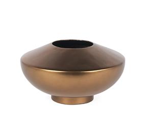 Nouvelle arrivée Vase à fleurs en aluminium de style antique avec gravure de motif ethnique et lèvre évasée à usage spirituel ou festif - Product Image 6