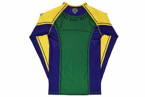 Manga larga Unisex Rash Guard MMA Jiu Jitsu entrenamiento compresión UPF50 transpirable secado rápido gimnasio Fitness correr - Product Image 2