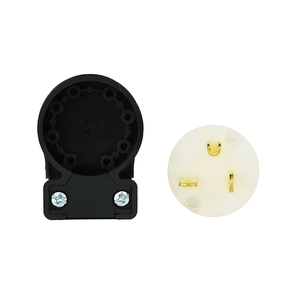 Produits compatibles Hubbell J-816, fiche de mise à la terre fiable NEMA 5-20P 20A 125VAC, fiche angulaire pour installations d'prises peu encombrantes - Product Image 5