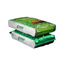 Venta caliente de fábrica estándar Bopp polipropileno PP tejido laminado plástico embalaje saco arroz bolsa 25KG 50kg 100KG bolsa de arroz